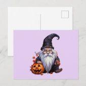 Gnom gnome Halloween ポストカード (正面/裏面)