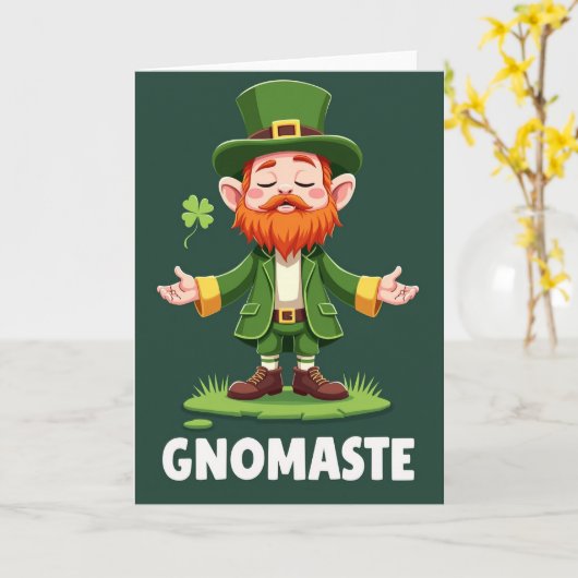 Gnomaste Welcome Friend Card カード (黄色い花)