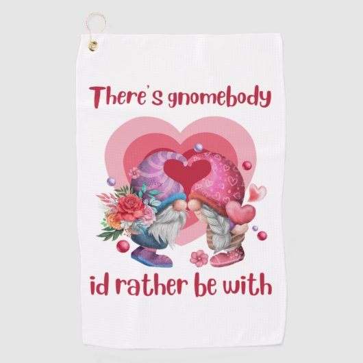 gnombodyのIDはむしろ ゴルフタオル (正面)