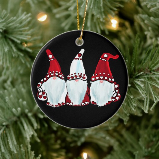 GNOMEバレンタイン セラミックオーナメント (ツリー)