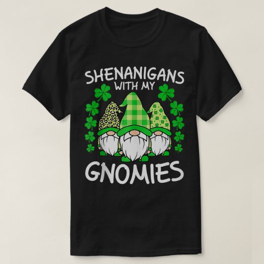 Gnome恋人Shenanigans私のGnomies聖パトリックと Tシャツ (デザイン正面)