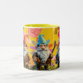 GNOME クリスマスマグ, ノーム愛好家向け, コーヒー ツートーンマグカップ (中央)