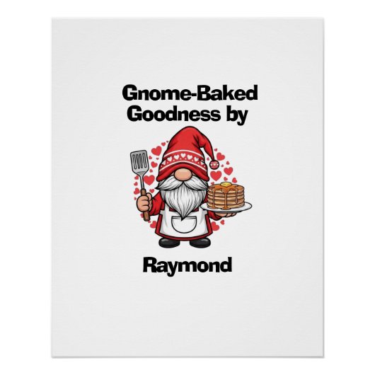 Gnome at home design ポスター (正面)