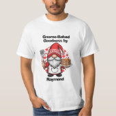 Gnome at home design tシャツ (正面)