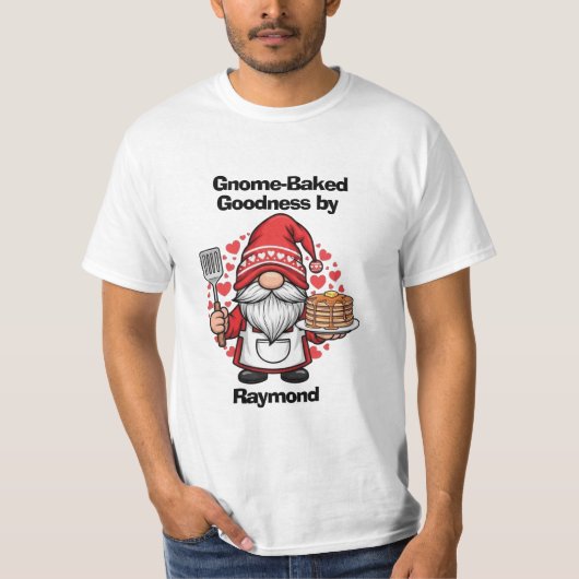 Gnome at home design tシャツ (正面)