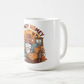 Gnome at home seasonal pumpkin design コーヒーマグカップ (正面右)