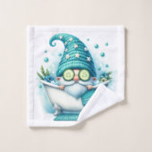 Gnome Bath Towel Set-Hand, Bath, Washcloth バスタオルセット (ウォッシュタオル)