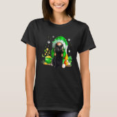 Gnome Black Cat Shamrock St Patricks Day Kitten Gi Tシャツ (正面)