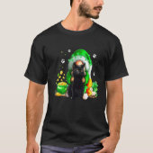 Gnome Black Cat Shamrock St Patricks Day Kitten Gi Tシャツ (正面)