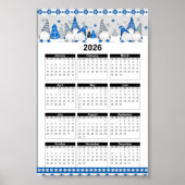 Gnome blue 2026 ポスター (正面)