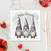 Gnome Christmas Napkins スタンダードランチョンナプキン (インサイチュ)