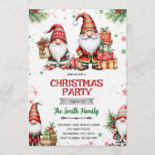 Gnome Christmas party Invitation 招待状 (正面)