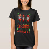 Gnome Christmas Sweater Womens Three Christmas Gno Tシャツ (正面)