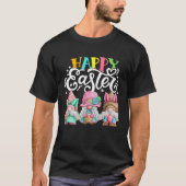 Gnome Easter Hug Egg Bunny Gnome Spring Gnomies Ha Tシャツ (正面)