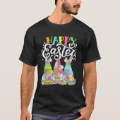 Gnome Easter Hug Egg Bunny Gnome Spring Gnomies Ha Tシャツ (正面)
