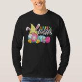 Gnome Easter Hug Egg Bunny Gnome Spring Gnomies Ha Tシャツ (正面)