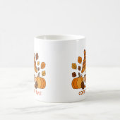 Gnome Enjoying Coffee Time on a  コーヒーマグカップ (中央)