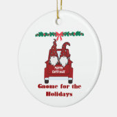 Gnome for the Holidays on a  セラミックオーナメント (左)