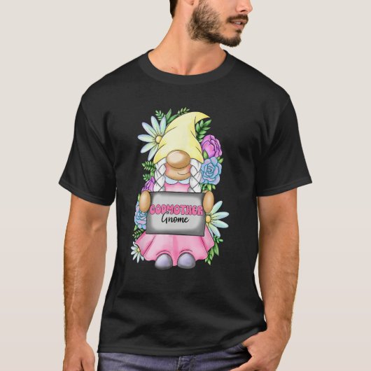 Gnome Godmother Happy Mother s Day Flower For Mom Tシャツ (正面)