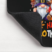 Gnome Hallothanksmas Halloween Thanksgiving Christ マウスパッド (コーナー)
