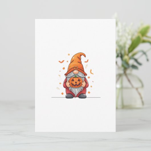 gnome halloween 招待状 (スタンド正面)