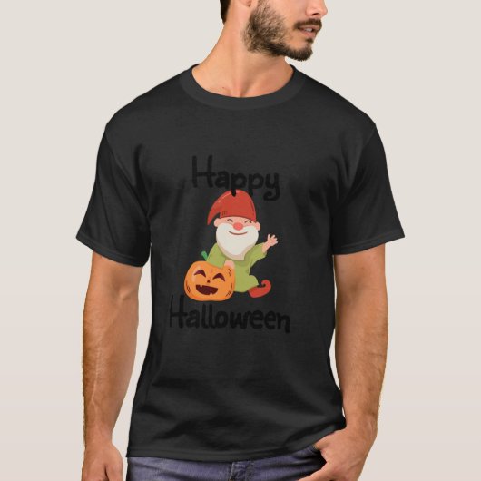 Gnome Happy Halloween  Tシャツ (正面)