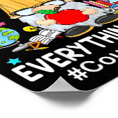 Gnome I Survived 67 Days Of School It's Fine Couns ポスター (角)