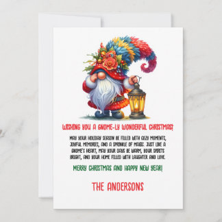 Gnome Inspired Christmas Cards シーズンカード