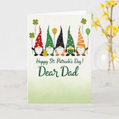 Gnome Kraft Paper Look St Patricks Card カード (黄色い花)