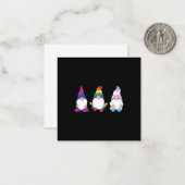 Gnome LGBTQ Bisexual Transsexual Ally ノートカード (正面/裏面インサイチュ)