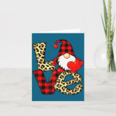 Gnome Love Valentine Gnomes Valentines Day Men Wom カード (正面)