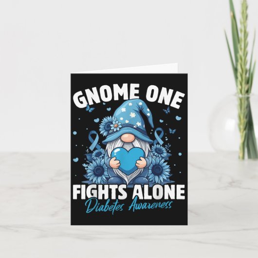 Gnome One Fights Alone 糖尿病啓発 カード (正面)