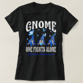 Gnome One Fights Alone Apraxia Awareness  Tシャツ (デザイン正面)