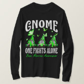 Gnome One Fights Alone Bone Marrow Awareness Tシャツ (デザイン正面)