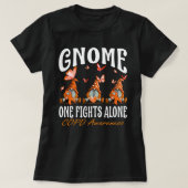 Gnome One Fights Alone COPD Awareness Tシャツ (デザイン正面)