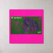 Gnome Quilted Pattern  キャンバスプリント (正面)