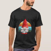 Gnome Santa Christmas Tree Lights Xmas Teens Tank  Tシャツ (正面)
