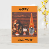 GNOME SAYS *FALL BIRTHDAYS RULE* BIRTHDAY CARD カード (黄色い花)