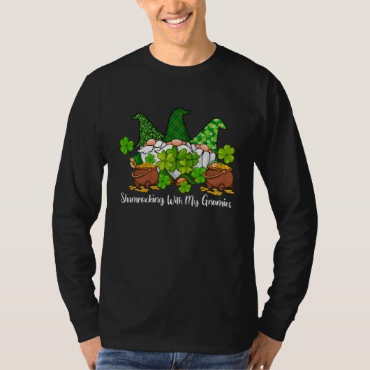 Gnome Shamrock Let Shenanigans Begin St Patricks D Tシャツ (正面)
