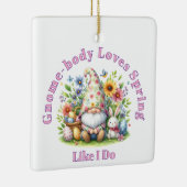 Gnome Spring セラミックオーナメント (右)