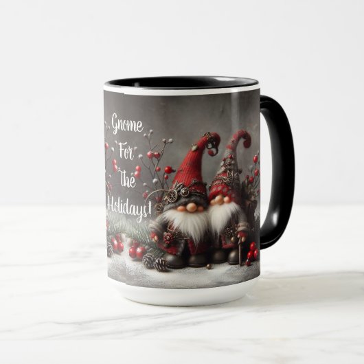 Gnome SteamPunk Christmas Coffee Mug Cup マグカップ (正面右)