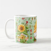 GNOME sunflower, for Gnome Lovers, Coffe コーヒーマグカップ (左)
