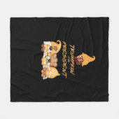 Gnome Sweet Gnome Vote Trumpkin Classic フリースブランケット (正面(横))