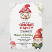 Gnome theme party invitation 招待状 (正面)