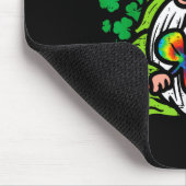 Gnome Tie Dye Shamrock Clover St Patricks Day Hipe マウスパッド (コーナー)