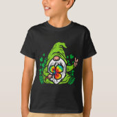 Gnome Tie Dye Shamrock Clover St Patricks Day Hipe Tシャツ (正面)
