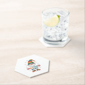 Gnome Unicorn Shirt Family Matching Group Christma ペーパーコースター (インサイチュ)