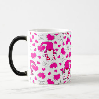 Gnome Valentine Mug - To Gnomie is to Love Me モーフィングマグカップ