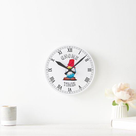 Gnome Wall Clock ラウンド壁時計 (ホーム)