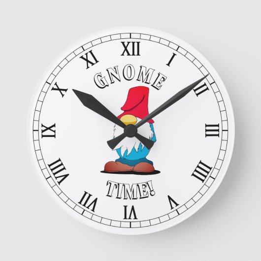 Gnome Wall Clock ラウンド壁時計 (正面)